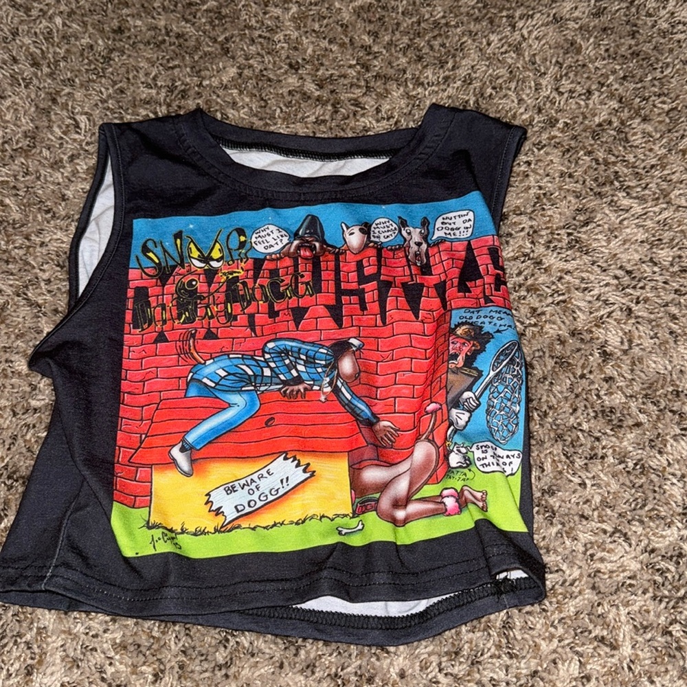 Graphic crop top